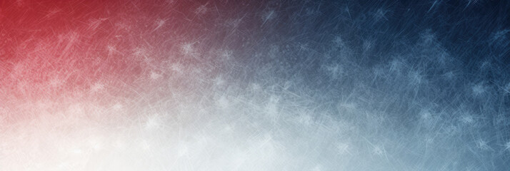 Panoramic Christmas white blue red gradient  background 