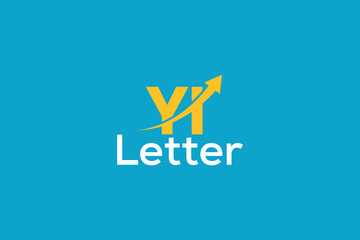 Minimal Trendy and Professional Letter Y I And Arrow Logo Template