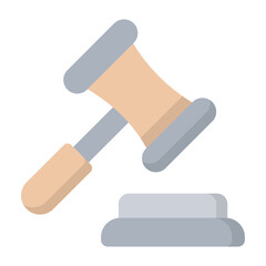 Law Flat Icon