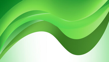 Modern green wave curve abstract presentation background. Vector illustration design for presentation, banner, cover, web, flyer, card, poster, wallpaper, texture, slide, magazine, and powerpoint. - obrazy, fototapety, plakaty