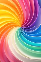 Obraz premium rainbow spiral abstract background