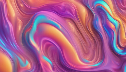 Fototapeta premium Abstract background texture of iridescent. abstract background with bubbles. Abstract fluid iridescent holographic neon curved wave in motion colorful background