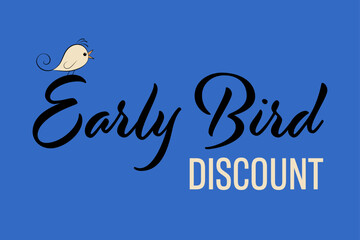 Early Bird Special discount sale event banner or poster.