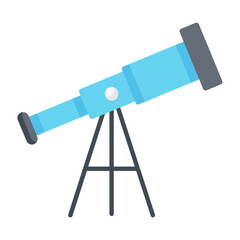 Telescope Flat Icon