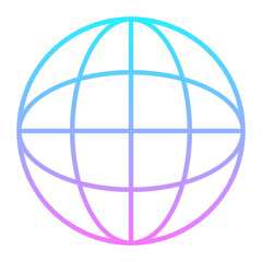 Globe Gradient Icon
