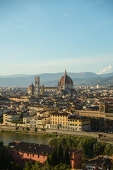 sunset over Florence