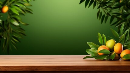 fruit on a wooden table