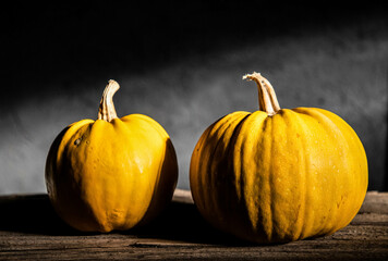 halloween pumpkins ready for carving