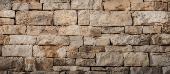 Textured background made of stone wall
