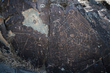 Petroglyphs in the Nez Perce National Historical Park, WA