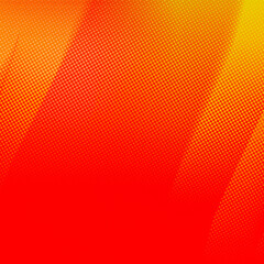 Red gradient pattern square background with copy space for text or image, Usable for banner, poster, cover, Ad, events, party, sale, celebrations, and various design works
