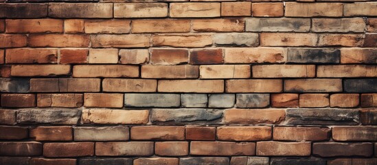 Texture background of a brown brick wall