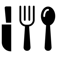 Cutlery Glyph Icon