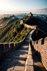 Deken met patroon Chinese Muur The Great Wall of China