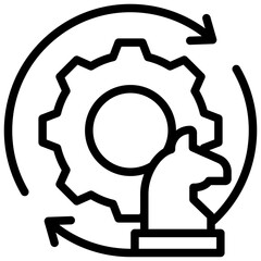 Strategy Outline Icon
