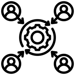 Integration Outline Icon