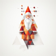 Geometric Santa Claus triangles