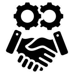 Alliances Glyph Icon