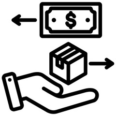 Selling Outline Icon