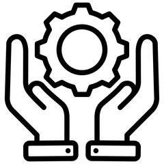 Effort Outline Icon