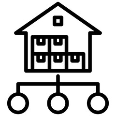 Distributor Outline Icon