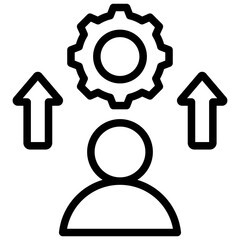 Effort Outline Icon