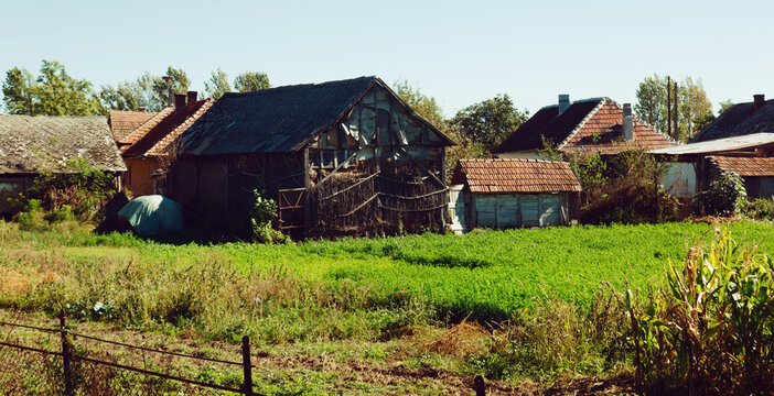 Old villages of Transilvania in Romania.