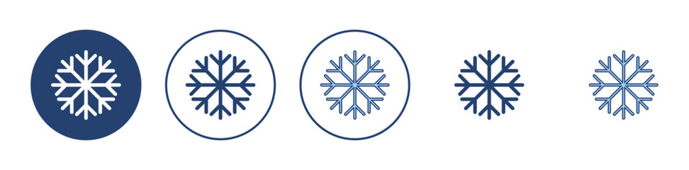 Snow icon vector. snowflake sign and symbol