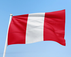 FLAG OF THE COUNTRY OF PERU