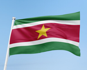 FLAG OF THE COUNTRY SURINAME