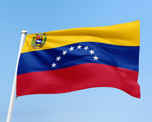 Fototapeta premium FLAG OF THE COUNTRY VENEZUELA