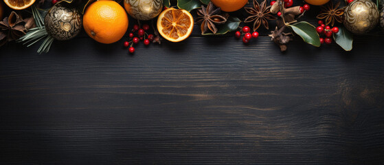 Christmas xmas decoration festive holiday background, happy new year. - obrazy, fototapety, plakaty