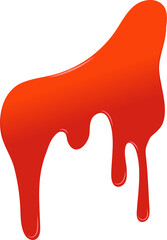 blood drop vector halloween decoration