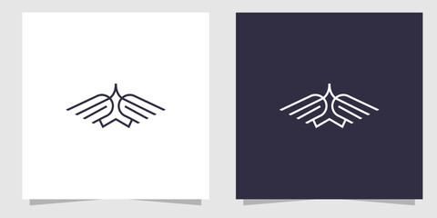 eagle line logo design