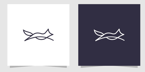 fox line logo design