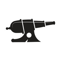 Canon Logo, Vector War Weapon Army Artillery, Icon Design
