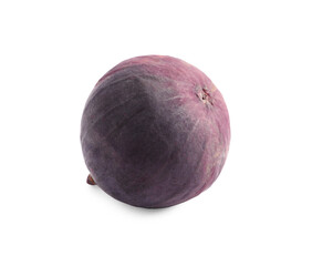 Whole ripe fresh fig isolated on white