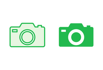 Camera icon set. photo camera icon. camera photography icon.