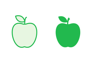 Apple icon set. Apple vector icon. apple symbols for your web design.
