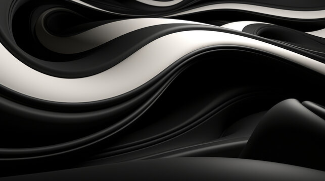 A black and white abstract background UHD wallpaper Stock Photographic Image