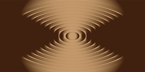 Chocolate circular palette. Gradient. Color gradation. Vector illustration.