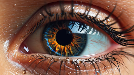 A Beautiful Detailed Crisp Glossy Eye Retina