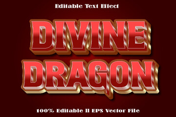 Divine Dragon Editable Text Effect