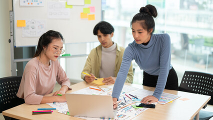 Professional and inspire UX UI designer team and engineer working together to get the best result.