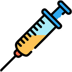 vector syringe medical svg icon illustration