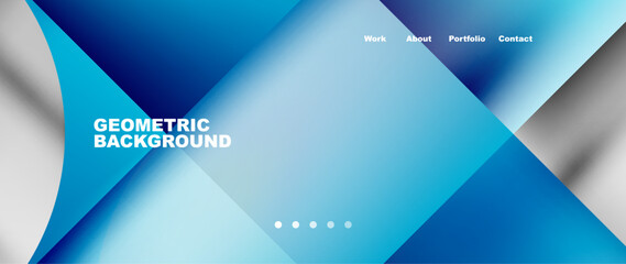 Minimal geometric abstract background. Circle and line design. Trendy techno business template for wallpaper, banner, background or landing