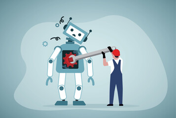Engineering of AI technology. Fix robot.