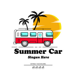 Summer Logo Car Picnic