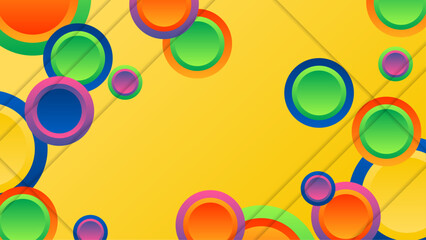 Colorful vector abstract gradient shapes abstract background