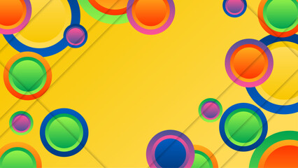 Colorful modern abstract background with geometric shapes